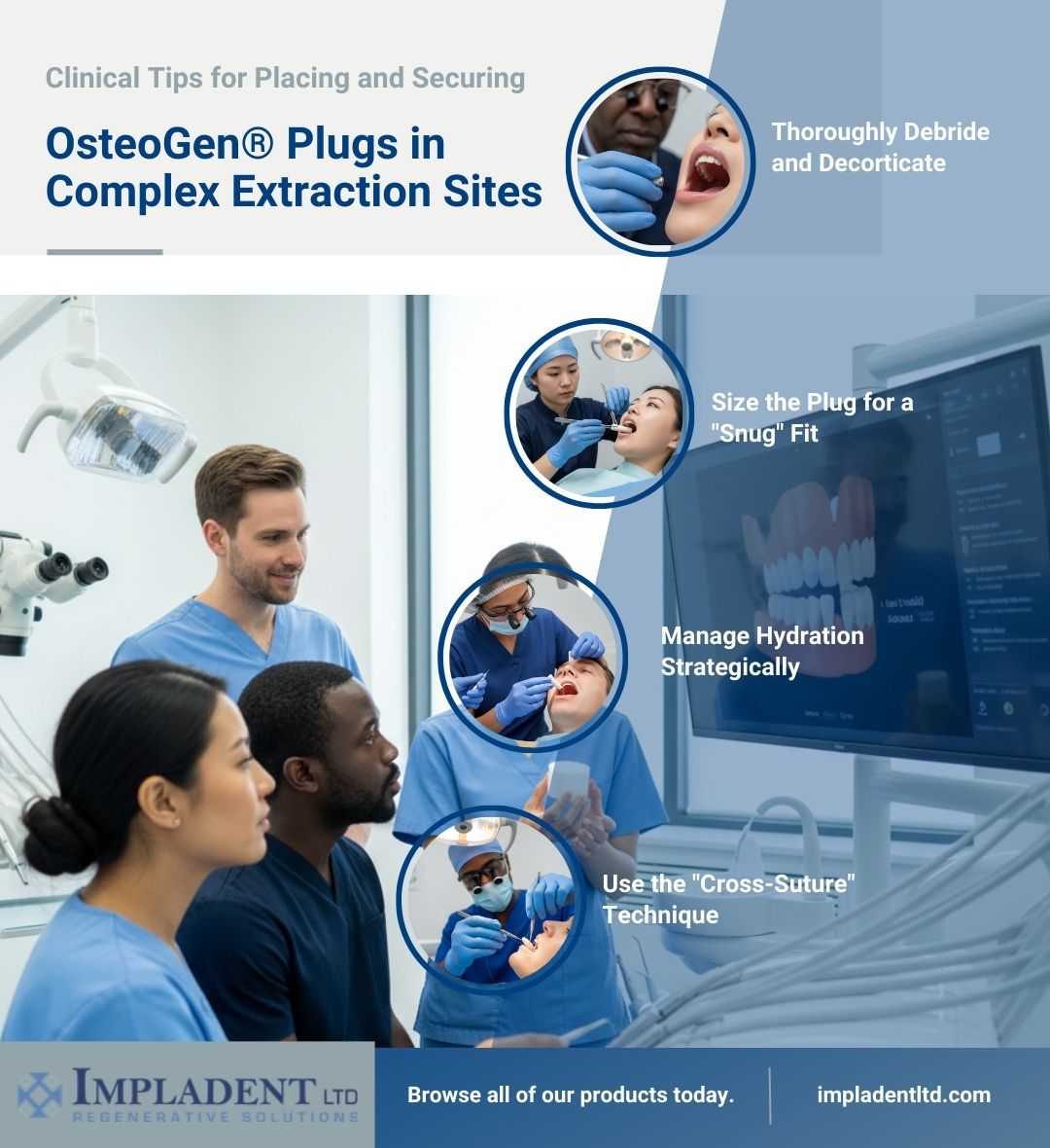 Clinical Tips for Placing and Securing OsteoGenÂ® Plugs in Complex ...